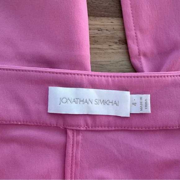 EUC Jonathan Simkhai Carmine cady bootcut pants size 4